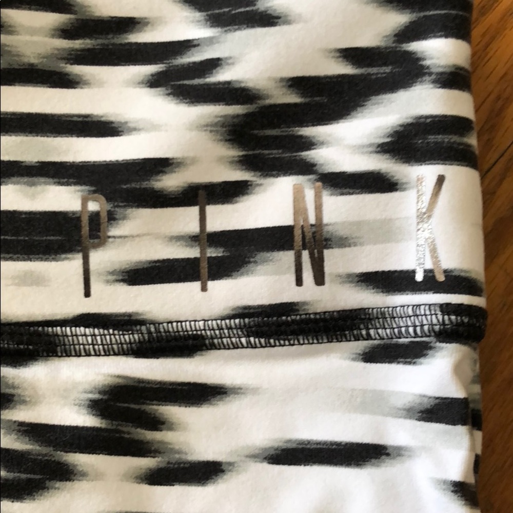 Victoria secret Pink Black/ White leggings